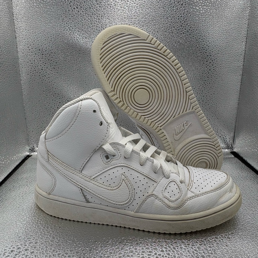 Nike Son of Force Mid (GS) Big Kids Sneakers Shoes Unisex 5Y White 615158-109